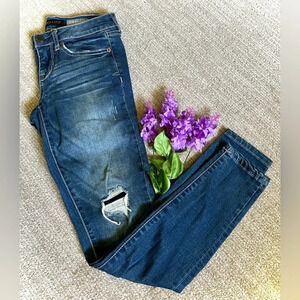 Aeropostale Semi-Distressed Denim Jegging - 00REG